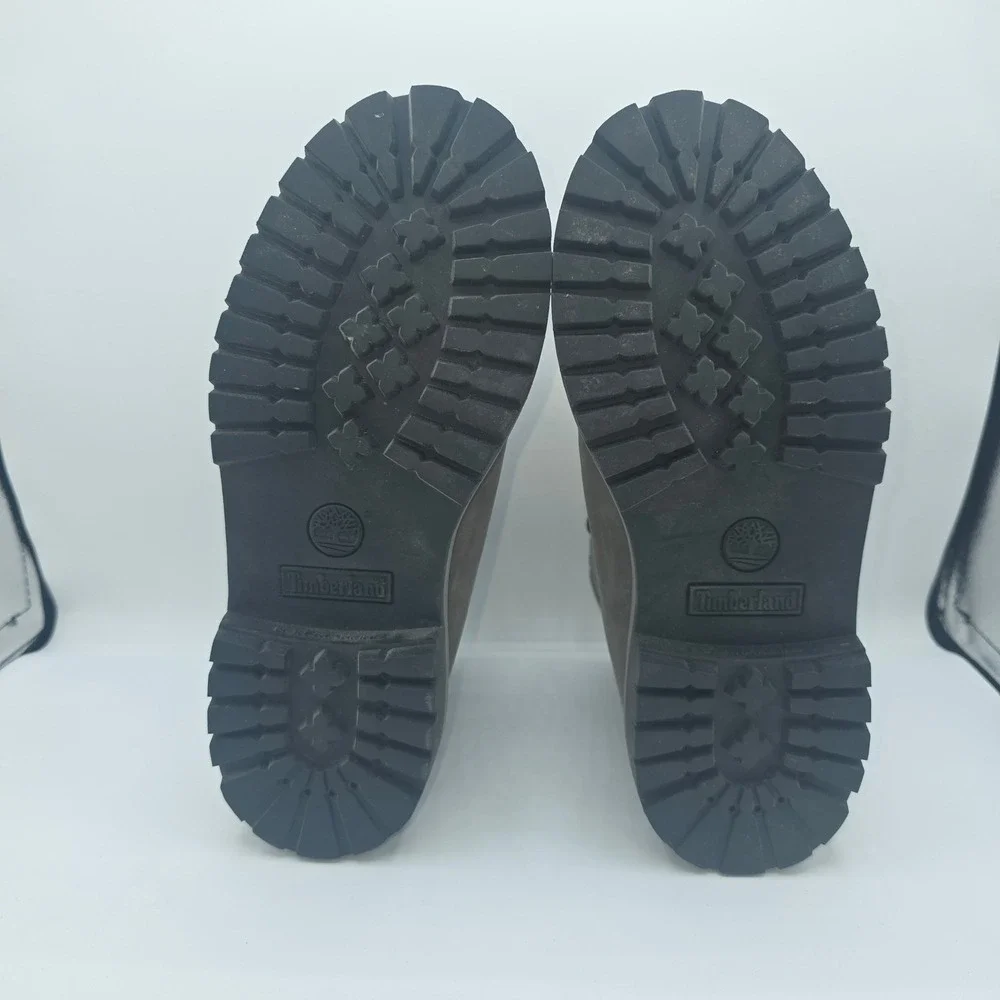 Timberland 6 Inch Premium Grey Waterproof Boots 9590R Youth 4 Women 5.5
